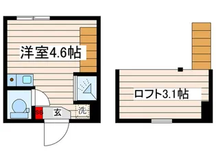 クリエイティブテラス東葛西【1階】の間取り