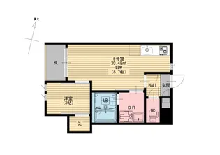 REGALEST熊本中央【3階】の間取り