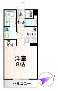 ミリアビタ塚田【1階】の間取り