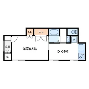 グランデ山和【1階】の間取り