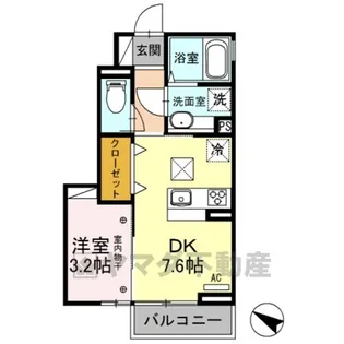 ル・シエル【1階】の間取り