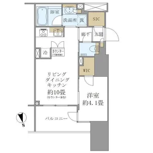 ディアナコート文京本郷台【6階】の間取り