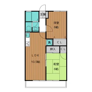 グランシャリオ【2階】の間取り