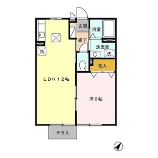 ロイヤルステージタウン三田川【1階】の間取り