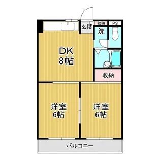 サンライフ碧雲【3階】の間取り