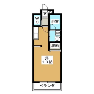 フェリーチェ ウーノ【2階】の間取り