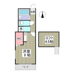 メゾン宮原【1階】の間取り