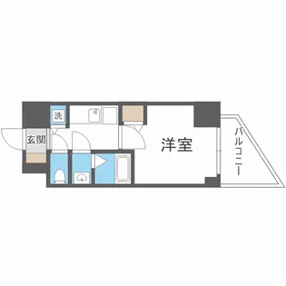 S-RESIDENCE堺筋本町Uno【8階】の間取り