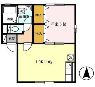 エスペランサ【2階】の間取り