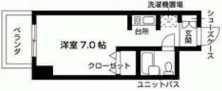 宮前平ハイツ【4階】の間取り