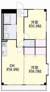 オパール大元【3階】の間取り
