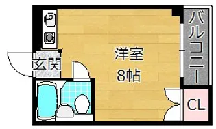 マンション渚【1階】の間取り