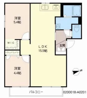 グランバリエT&K【2階】の間取り