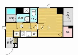 プラチナコート神田【3階】の間取り