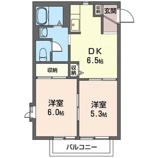ロイテハウゼンD【SHM】【1階】の間取り