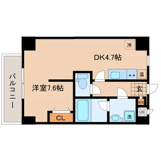 ソレアード小松島III【3階】の間取り