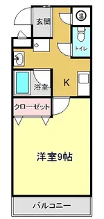 ワンズホーム錦町【4階】の間取り