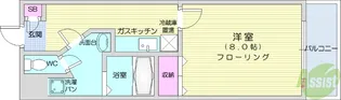 リヴィエール仙台西【3階】の間取り