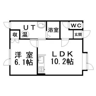 ワンダフル21【1階】の間取り