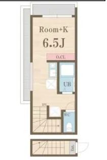 Casa Bella Daita【2階】の間取り