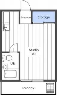 ブルーベイogose5【1階】の間取り