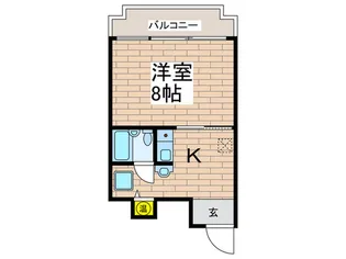 ニューハイツ湯島【5階】の間取り
