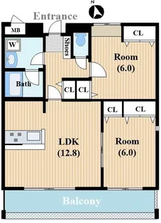 カーサ・グラシア【4階】の間取り
