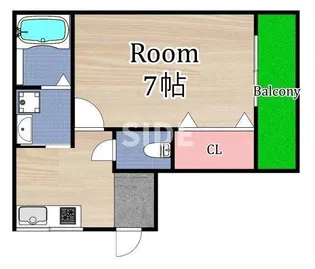 若葉マンション【2階】の間取り