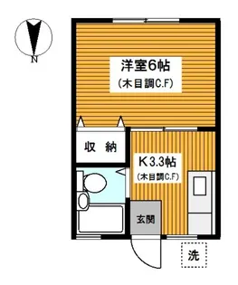 サンライズ東寺尾III【1階】の間取り