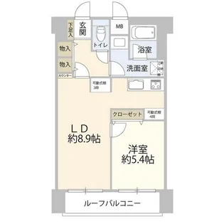 シティコア池袋(0005790)【6階】の間取り