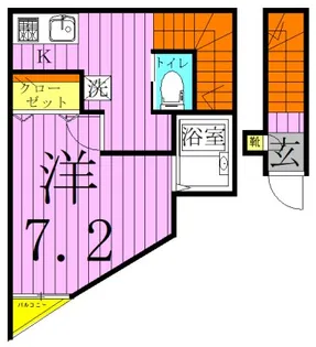 GREEN COURT【2階】の間取り