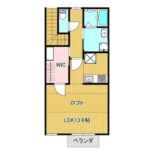シエルヴェルト田町【2階】の間取り