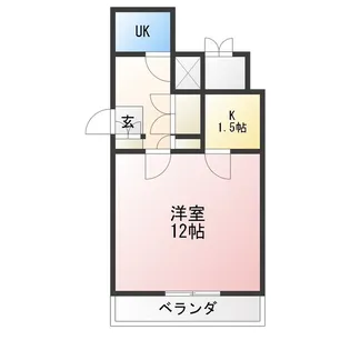 ドエル市川弐番館【1階】の間取り