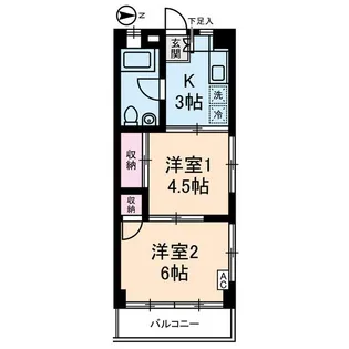 アムス桜丘【3階】の間取り