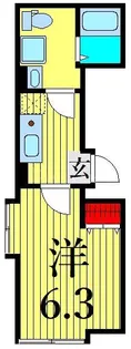 SUI浅草【3階】の間取り