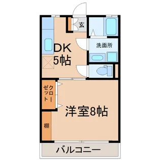 ユニオンレスト II【1階】の間取り