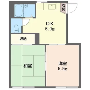ファミール渋谷【1階】の間取り