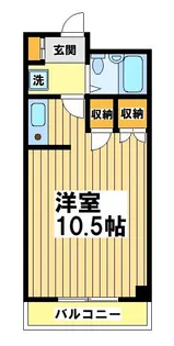 セブンヴィレッジ【3階】の間取り