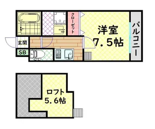 T&S・Kithanada【1階】の間取り