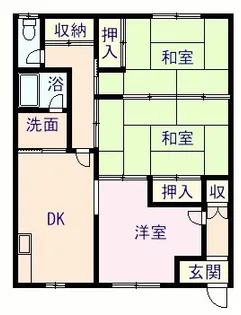 メゾンエクレール21【1階】の間取り