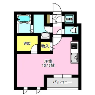 グラティア上中居【3階】の間取り