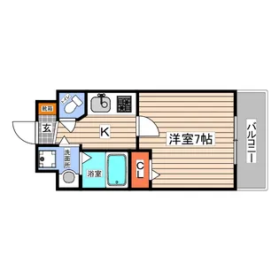 オリオリシティVII【2階】の間取り