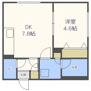 Asso Lusso Sumikawa(アッソルッソ澄川)【3階】の間取り