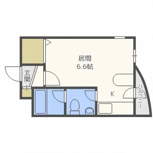 ティアラN17【3階】の間取り