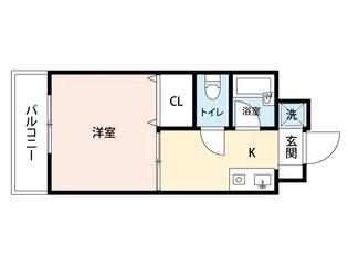 ラヴェールミナミ【4階】の間取り