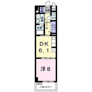 Hei Stadt【5階】の間取り