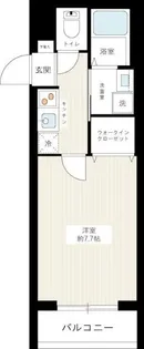 ハーモニーレジデンス東京サウスゲート【4階】の間取り