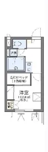 レオパレス高円寺南【2階】の間取り