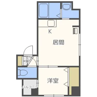 クラッセ北大前III【4階】の間取り