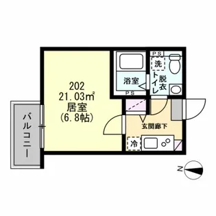 リバティヒルズ【2階】の間取り